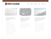 Tablet Screenshot of coffeeandcelluloid.com